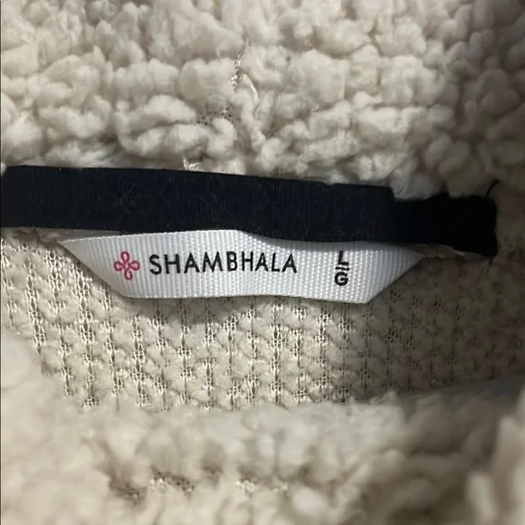 Cozy Beige Sherpa Sweater - Picture 2 of 3